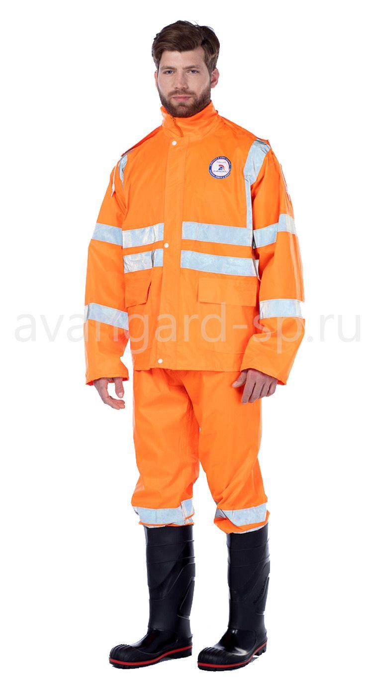 Костюм влагозащитный с СОП "Triton extra" оранжевого цвета suit orange цена